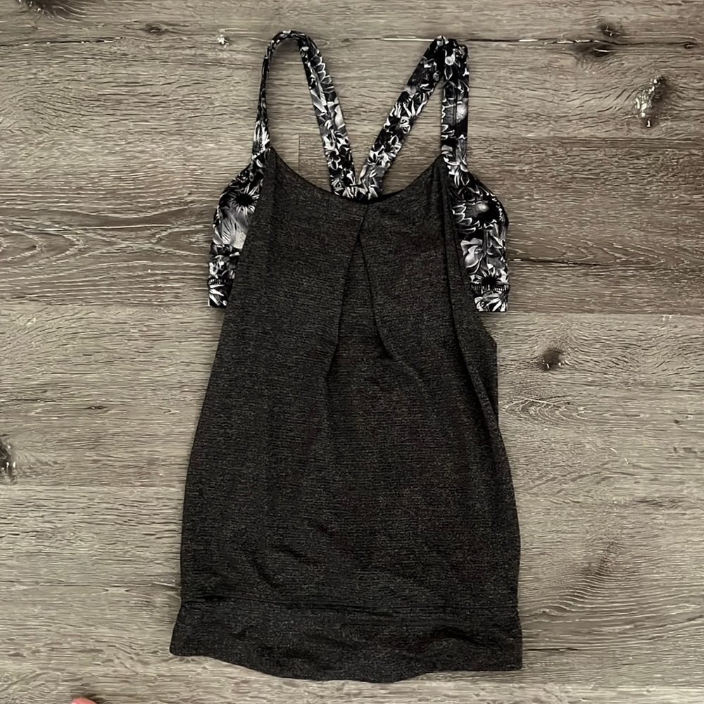 Floral lululemon tank